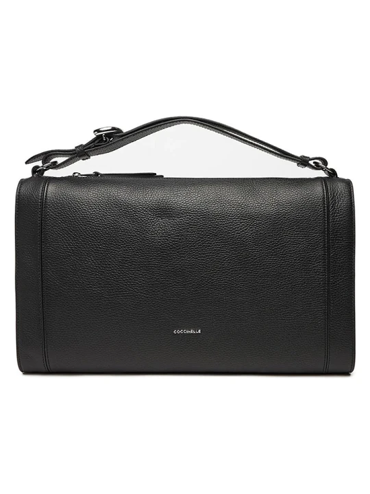 Zdjęcie produktu COCCINELLE Skórzana torebka w kolorze czarnym - 39 x 26 x 6 cm rozmiar: onesize