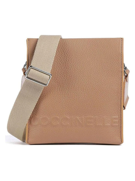Zdjęcie produktu COCCINELLE Skórzana torebka w kolorze jasnobrązowym - 19 x 22 x 6 cm rozmiar: onesize