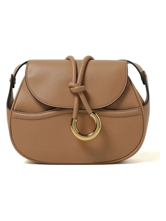 Zdjęcie produktu COCCINELLE Skórzana torebka w kolorze jasnobrązowym - 22 x 18 x 6 cm rozmiar: onesize