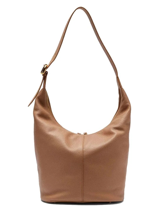 Zdjęcie produktu COCCINELLE Skórzana torebka w kolorze jasnobrązowym - 25 x 27 x 16 cm rozmiar: onesize