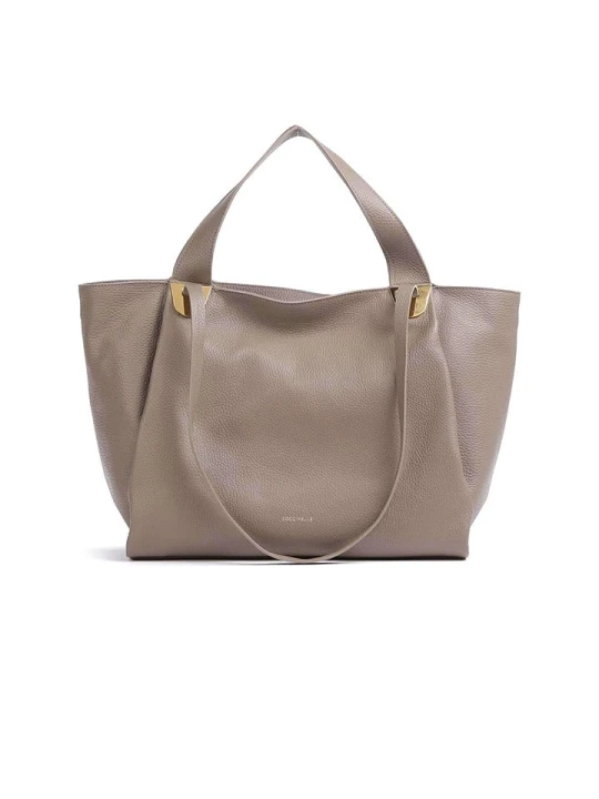 Zdjęcie produktu COCCINELLE Skórzana torebka w kolorze szarobrązowym - 35 x 29 x 19 cm rozmiar: onesize