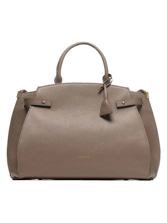 Zdjęcie produktu COCCINELLE Skórzana torebka w kolorze szarobrązowym - 36 x 29 x 17 cm rozmiar: onesize