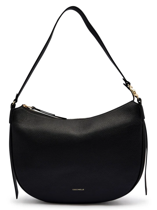 Zdjęcie produktu Coccinelle Skórzane hobo Coccinelle C-Easy czarny