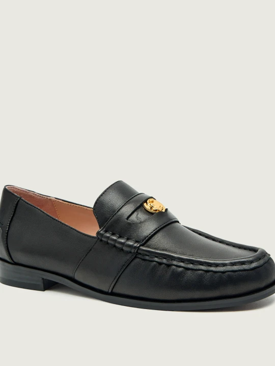 Zdjęcie produktu Coccinelle Skórzane loafersy C-Penny czarny