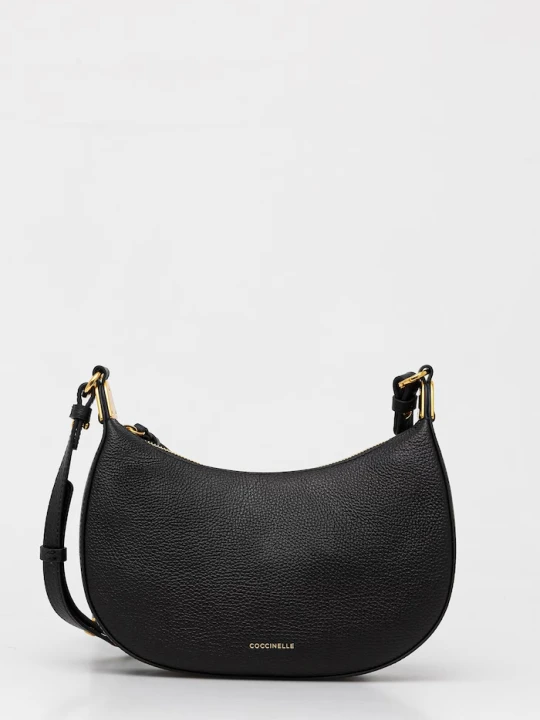 Zdjęcie produktu Coccinelle Torebka crossbody damska skórzana czarny