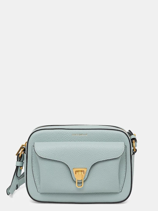 Zdjęcie produktu Coccinelle torebka crossbody damska skórzana BEAT SOFT turkusowy