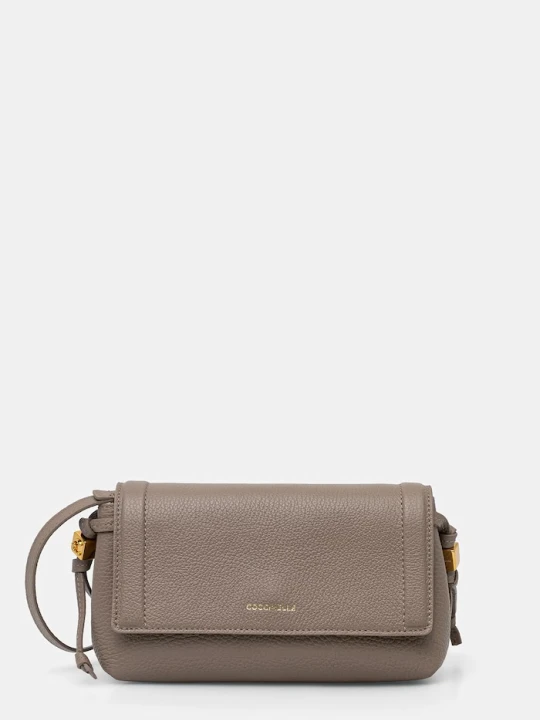Zdjęcie produktu Coccinelle torebka crossbody damska skórzana beżowy