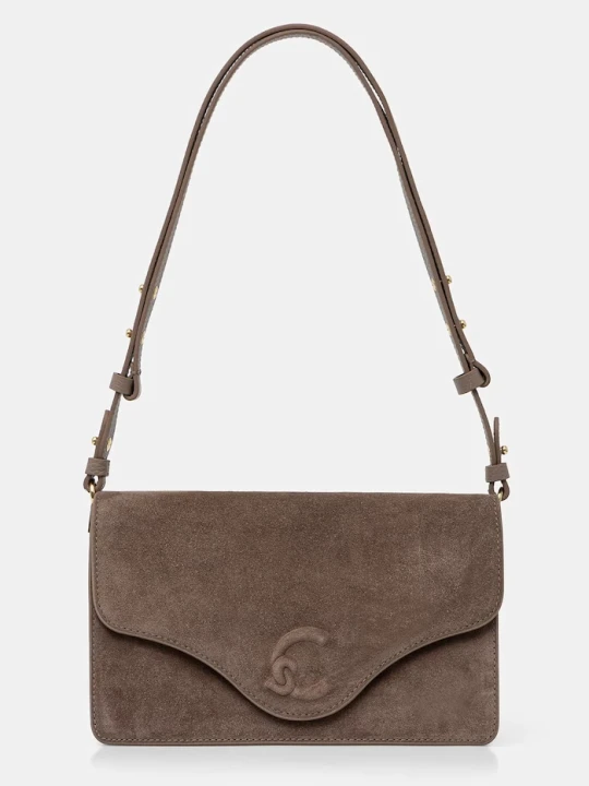Zdjęcie produktu Coccinelle torebka crossbody damska skórzana brązowy