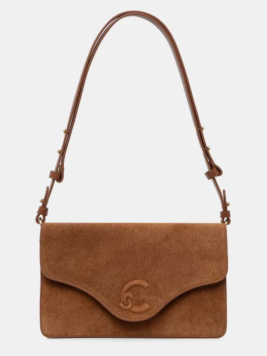 Zdjęcie produktu Coccinelle torebka crossbody damska skórzana brązowy