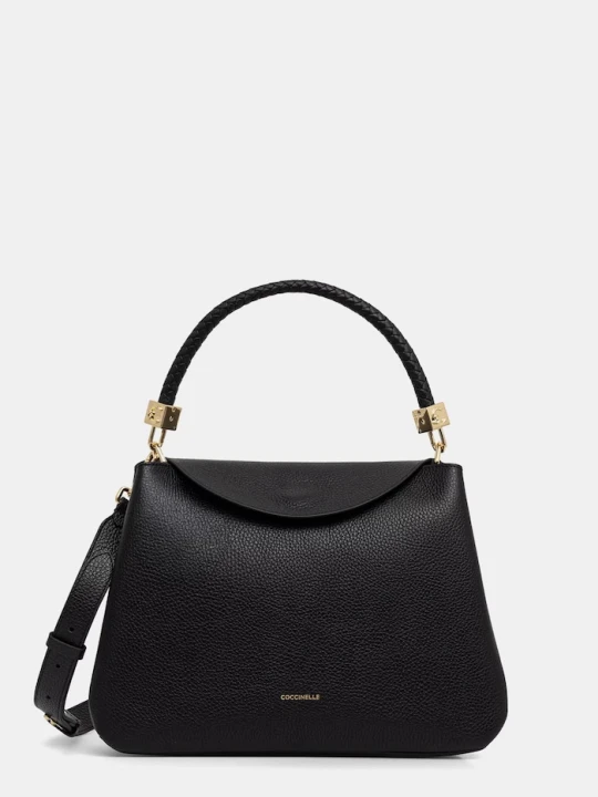 Zdjęcie produktu Coccinelle torebka crossbody damska skórzana czarny