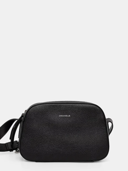 Zdjęcie produktu Coccinelle torebka crossbody damska skórzana czarny