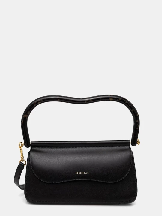 Zdjęcie produktu Coccinelle torebka crossbody damska skórzana czarny