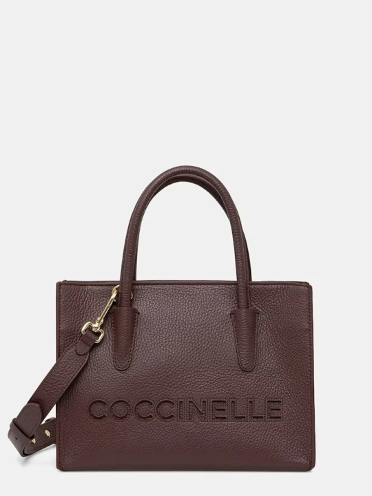 Zdjęcie produktu Coccinelle torebka crossbody damska skórzana czerwony