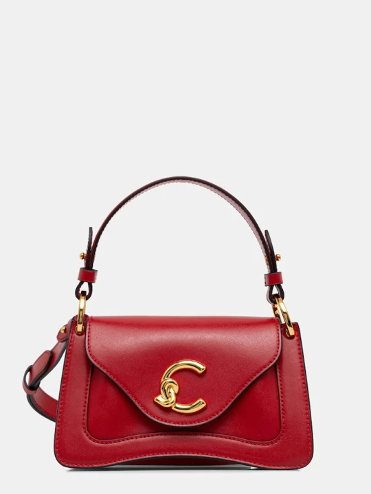 Zdjęcie produktu Coccinelle torebka crossbody damska skórzana czerwony