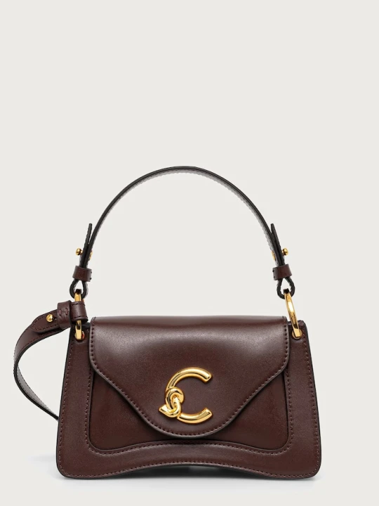 Zdjęcie produktu Coccinelle torebka crossbody damska skórzana czerwony