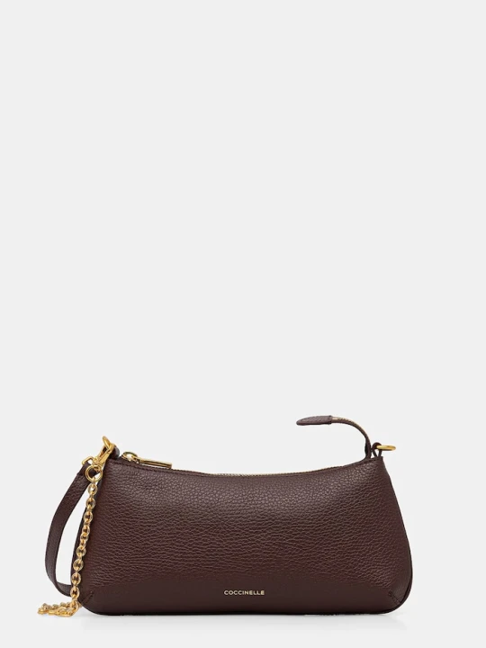 Zdjęcie produktu Coccinelle torebka crossbody damska skórzana fioletowy