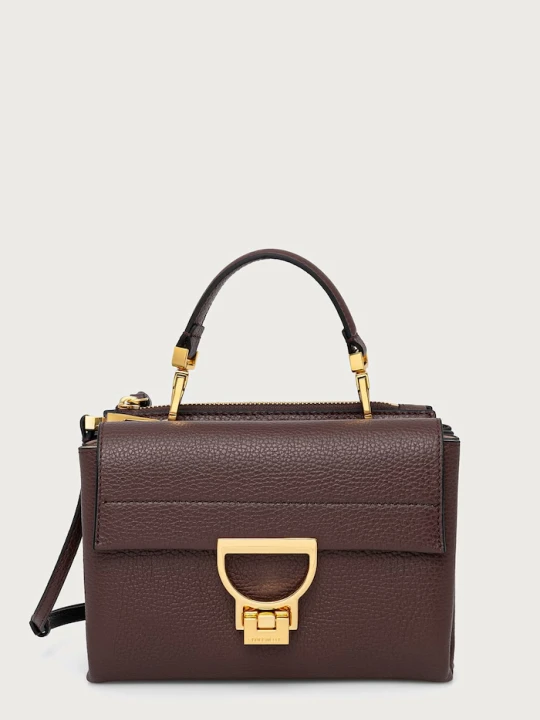 Zdjęcie produktu Coccinelle torebka crossbody damska skórzana fioletowy