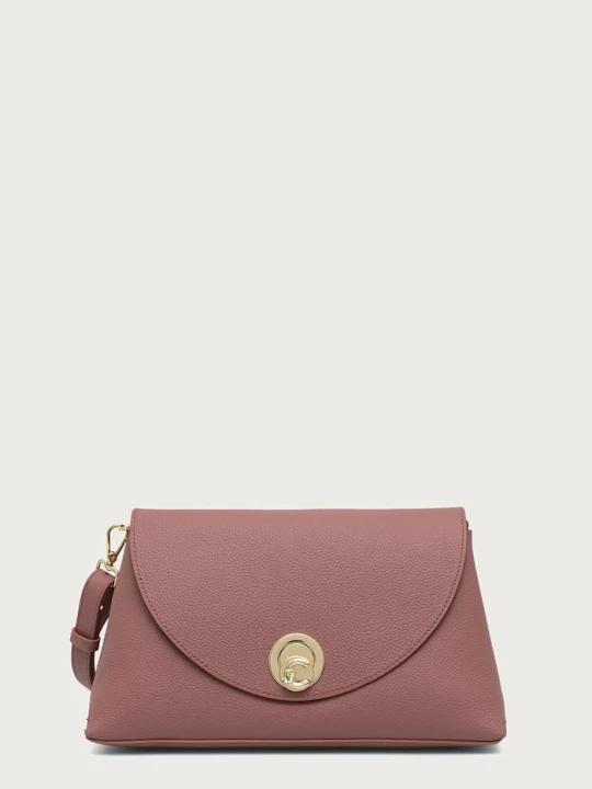 Zdjęcie produktu Coccinelle torebka crossbody damska skórzana NIKLA różowy