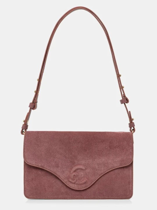 Zdjęcie produktu Coccinelle torebka crossbody damska skórzana różowy
