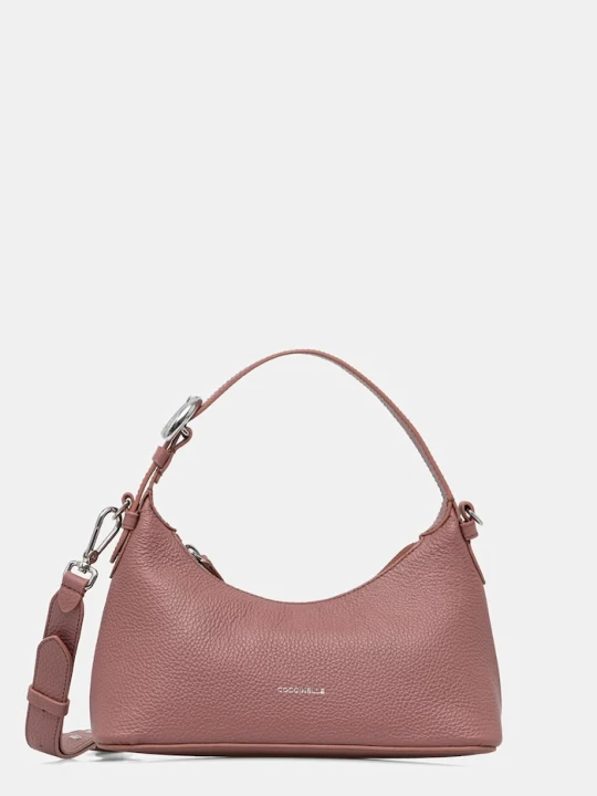 Zdjęcie produktu Coccinelle torebka crossbody damska skórzana różowy