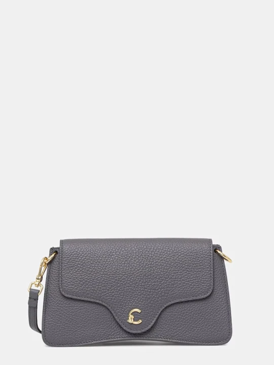 Zdjęcie produktu Coccinelle torebka crossbody damska skórzana szary