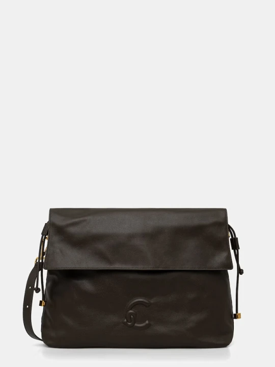 Zdjęcie produktu Coccinelle torebka crossbody damska skórzana zielony