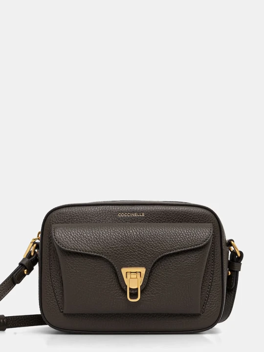Zdjęcie produktu Coccinelle torebka crossbody damska skórzana zielony