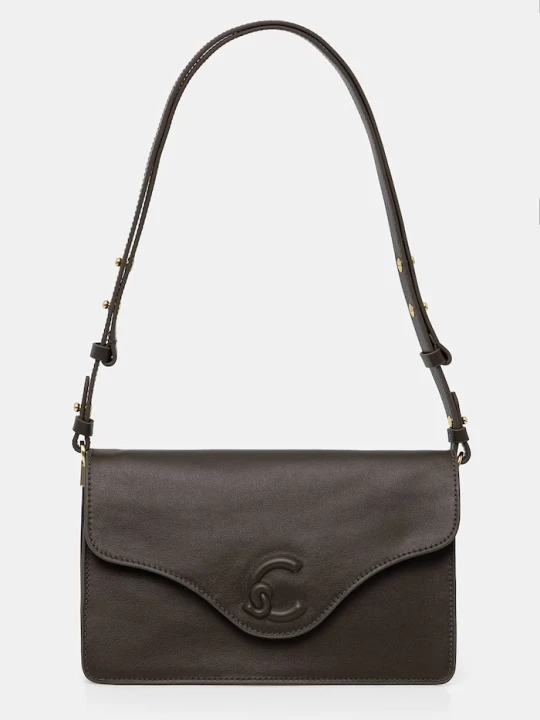 Zdjęcie produktu Coccinelle torebka crossbody damska skórzana zielony