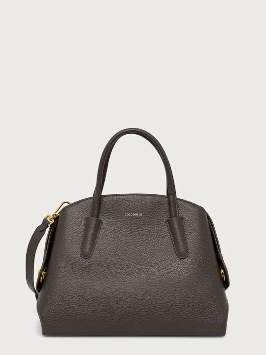 Zdjęcie produktu Coccinelle torebka crossbody damska skórzana zielony