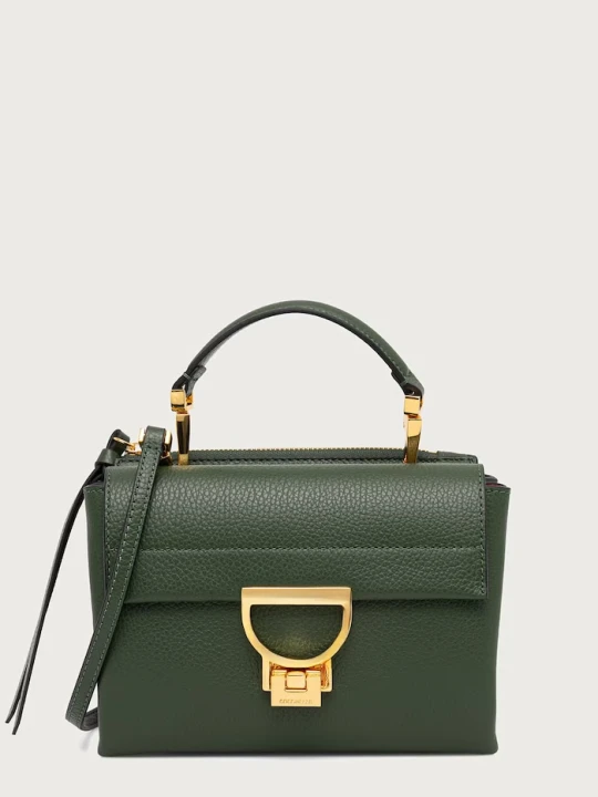 Zdjęcie produktu Coccinelle torebka crossbody damska skórzana zielony
