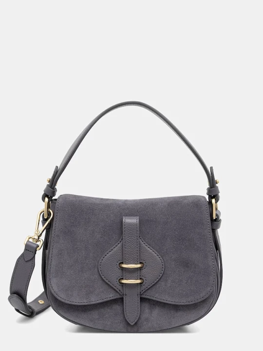 Zdjęcie produktu Coccinelle torebka crossbody damska zamszowa MAVERY SUEDE szary