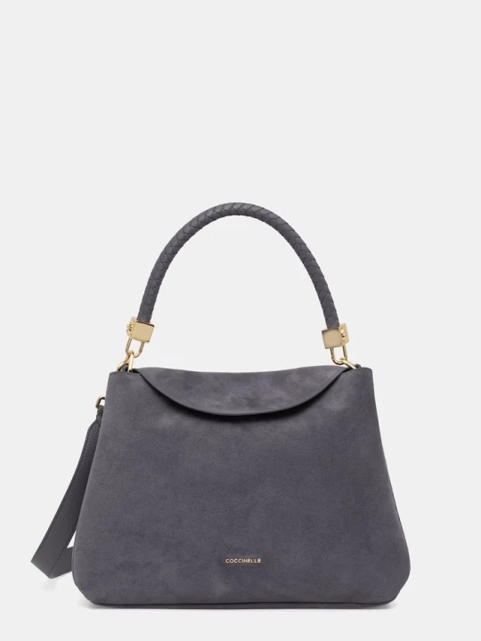 Zdjęcie produktu Coccinelle torebka crossbody damska zamszowa szary