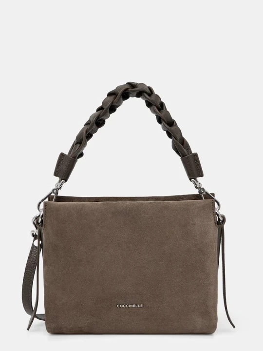 Zdjęcie produktu Coccinelle torebka crossbody damska zamszowa zielony