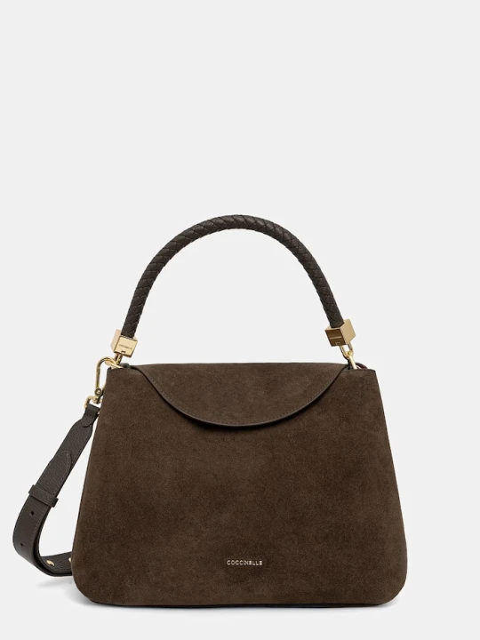 Zdjęcie produktu Coccinelle torebka crossbody damska zamszowa zielony