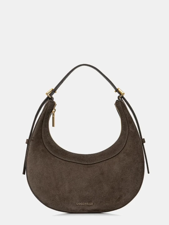 Zdjęcie produktu Coccinelle torebka crossbody damska zamszowa zielony