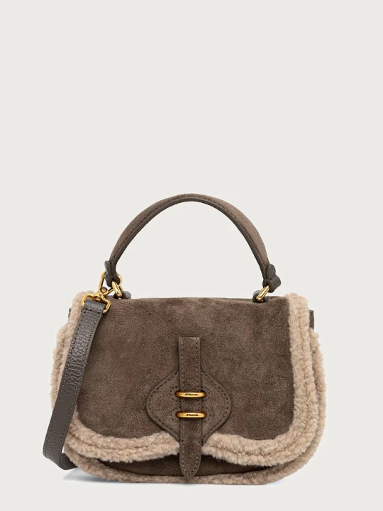 Zdjęcie produktu Coccinelle torebka crossbody damska zamszowa zielony
