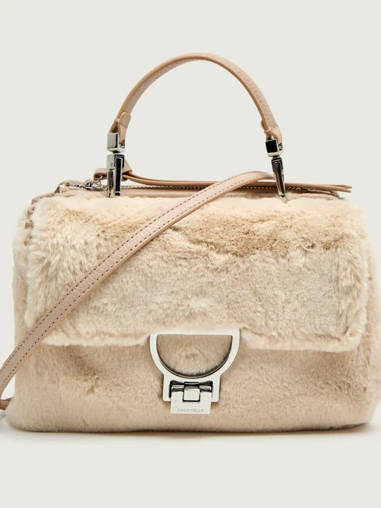 Zdjęcie produktu Coccinelle Torebka na ramię Coccinelle Arlettis | shearling | z dodatkiem skóry beżowy
