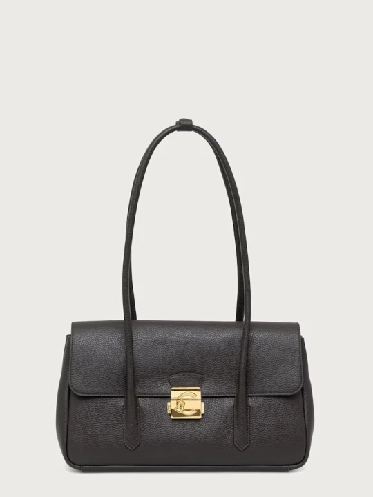 Zdjęcie produktu Coccinelle torebka shopper damska skórzana C-ME LOCK zielony