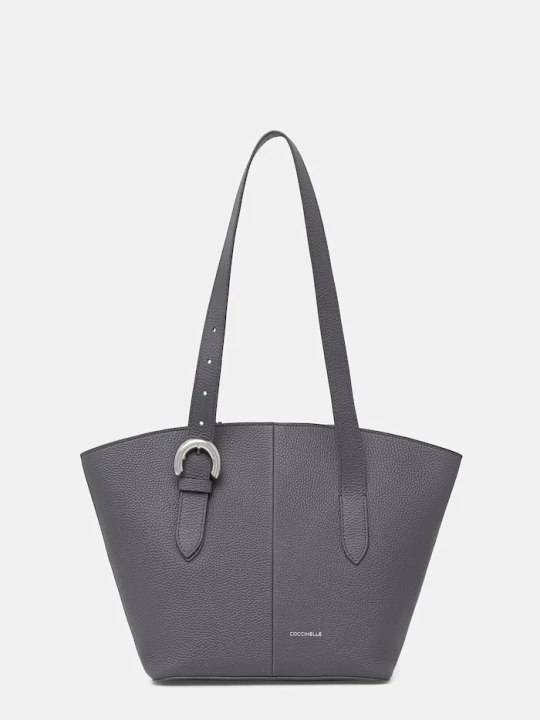 Zdjęcie produktu Coccinelle torebka shopper damska skórzana szary
