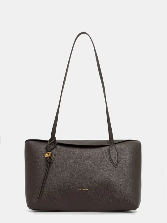 Zdjęcie produktu Coccinelle torebka shopper damska skórzana zielony