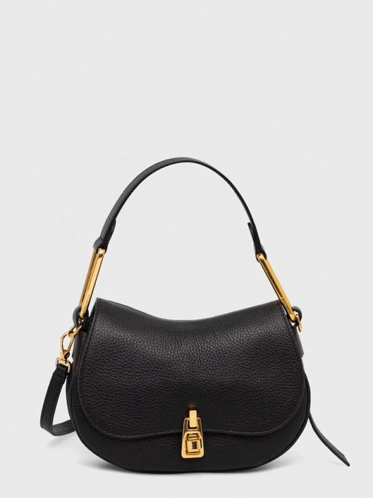 Zdjęcie produktu Coccinelle torebka crossbody damska skórzana czarny