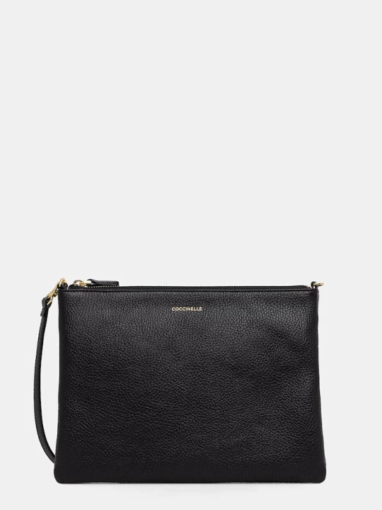 Zdjęcie produktu Coccinelle torebka crossbody damska skórzana czarny