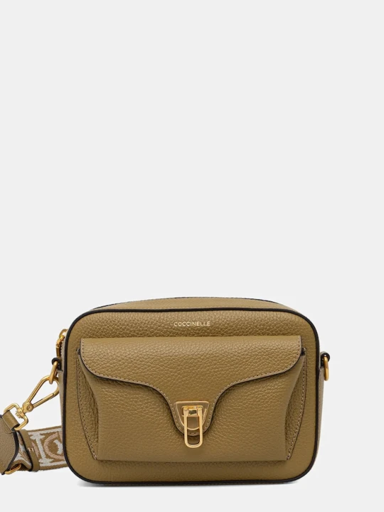 Zdjęcie produktu Coccinelle torebka crossbody damska skórzana złoty