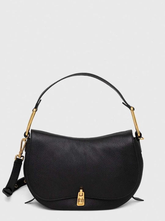 Zdjęcie produktu Coccinelle torebka crossbody damska skórzana czarny