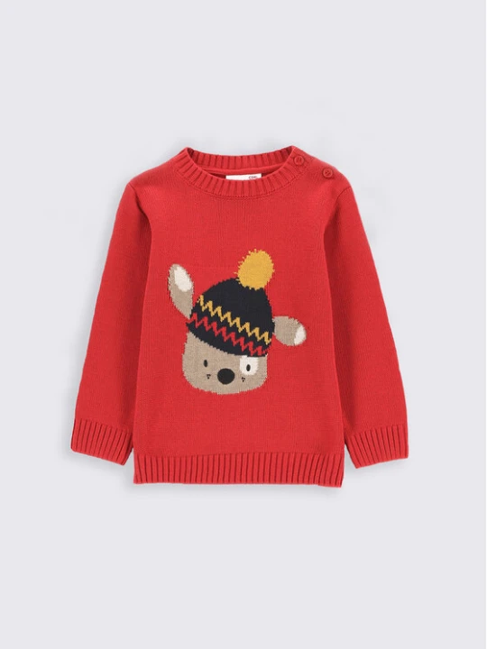 Zdjęcie produktu Coccodrillo Sweter ZC2172101CWN Czerwony Regular Fit