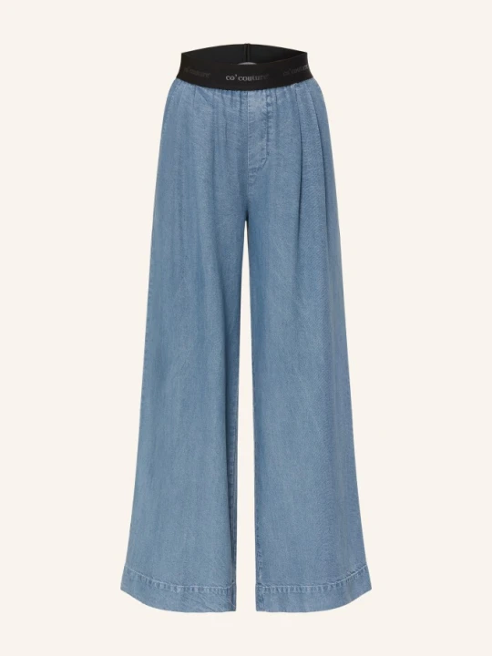 Zdjęcie produktu Co'couture Spodnie Typu Marlene W Stylu Jeansowym blau