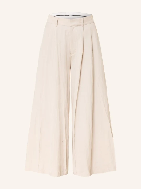 Zdjęcie produktu Co'couture Spodnie Z Materiału Typu Marle beige