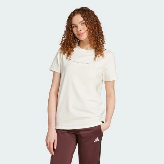 Zdjęcie produktu Codes Doodle Camp Graphic T-Shirt Adidas Off White