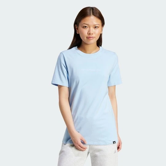Zdjęcie produktu Codes Doodle Camp Graphic T-Shirt Adidas Glow Blue