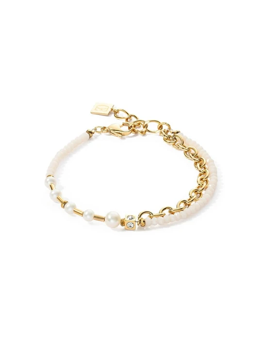Zdjęcie produktu COEUR DE LION Bransoletka z perłami rozmiar: onesize złoty